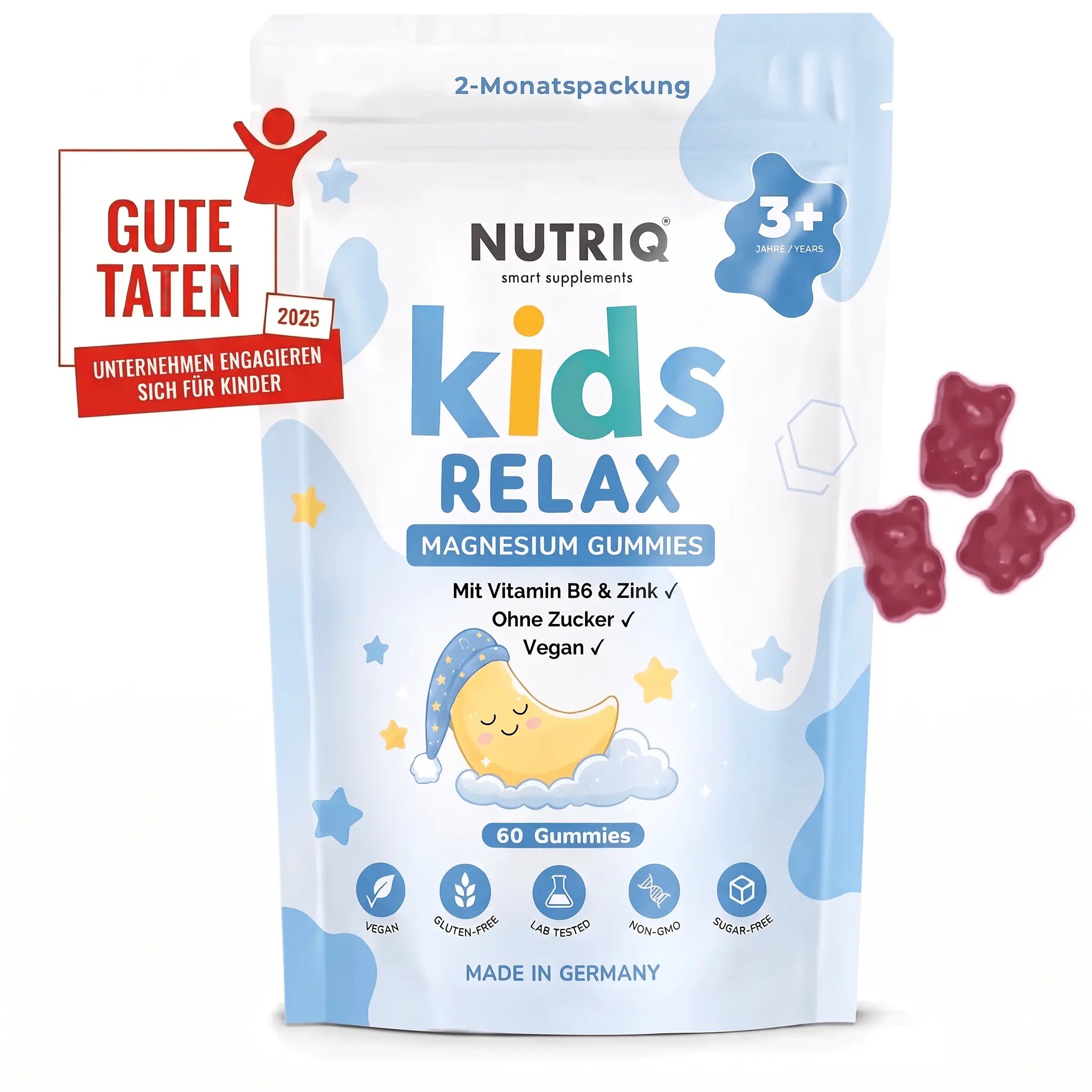 Kids Relax - Premium Magnesium Gummies