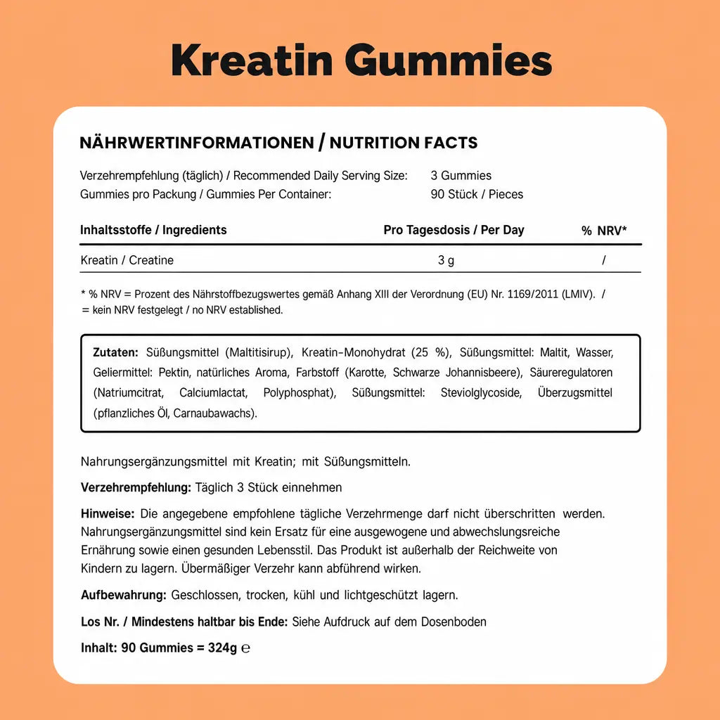 Premium Kreatin Gummies