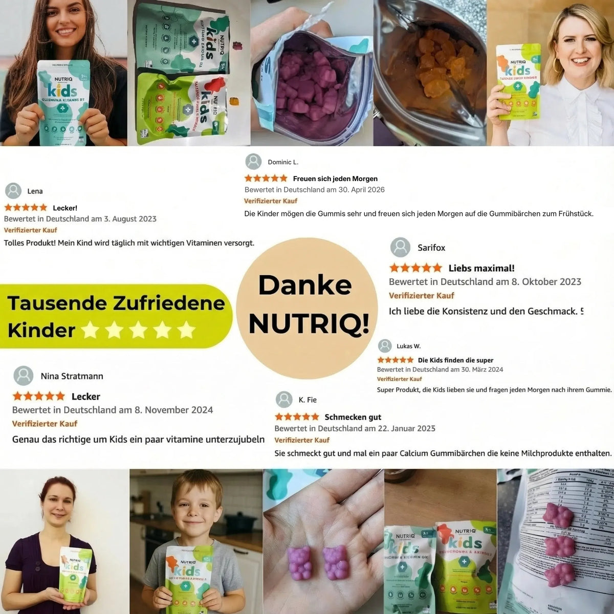 NUTRIQ Kids Complete Set: Kinder Vitamine für Immunsystem, Konzentration, Knochen und Wachstum, Produktbild 12