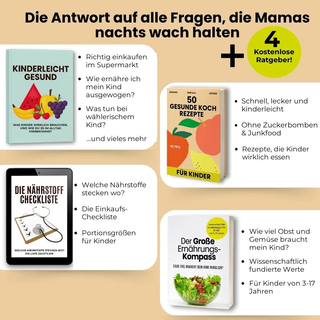 NUTRIQ Kids Complete Set: Kinder Vitamine für Immunsystem, Konzentration, Knochen und Wachstum, Produktbild 8