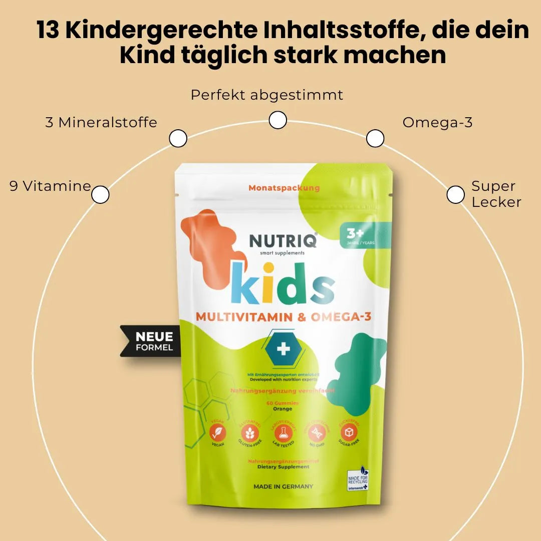Kids Multivitamin & Omega-3 (2 Monate)