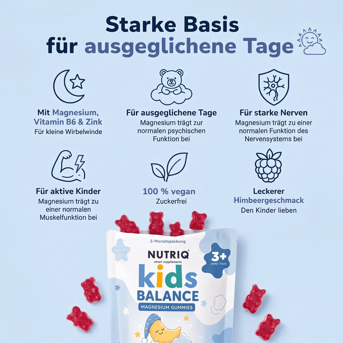 Kids Balance - Premium Magnesium Gummies