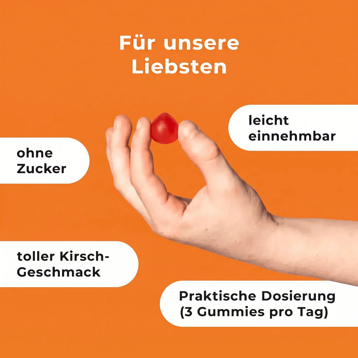 NUTRIQ Kreatin Gummies für Kraft, Muskelaufbau und Leistung, Produktbild 5