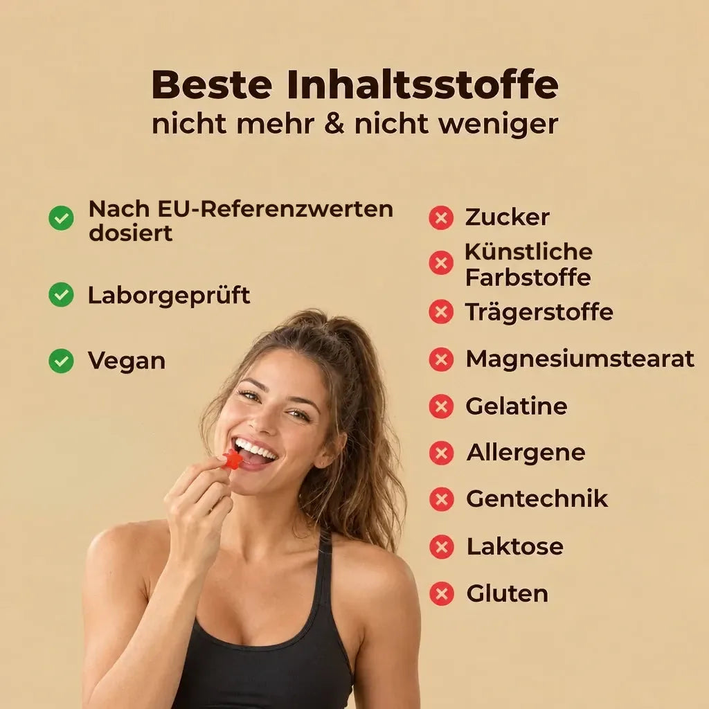 Beste Inhaltsstoffe: nicht mehr und nicht weniger